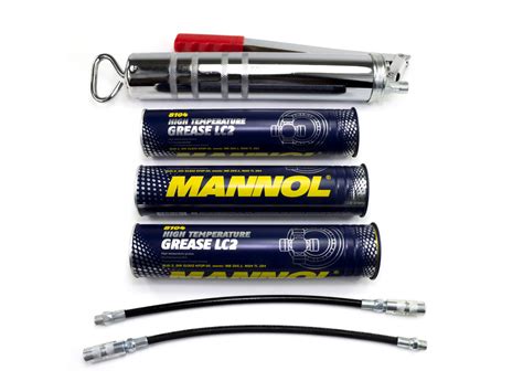 Fettpresse 9310 + 1,2 kg 8104 MANNOL Schmierfett Fett Presse Schmier ...