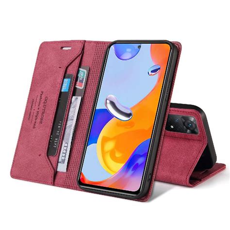 Kompatybilny Etui Portfela Redmi Note Pro G Dwa Gniazda Kart