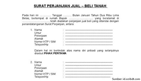 Contoh Surat Jual Beli Tanah Yang Belum Bersertifikat Dengan Benar Penjual Properti Wajib Tahu