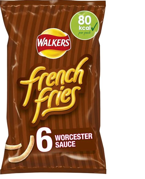 Walkers French Fries Worcester Sauce Multipack Snacks Uk