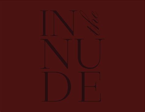 In The Nude Conceptual Lingerie Brand Identity Kit On Behance