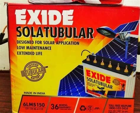 Exide Solar Tubular Lms L Battery Ah At Rs In Patna Id