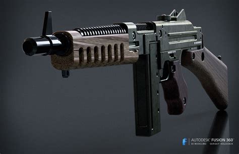 Wolfenstein The New Order SMG free 3D Model 3D printable | CGTrader.com