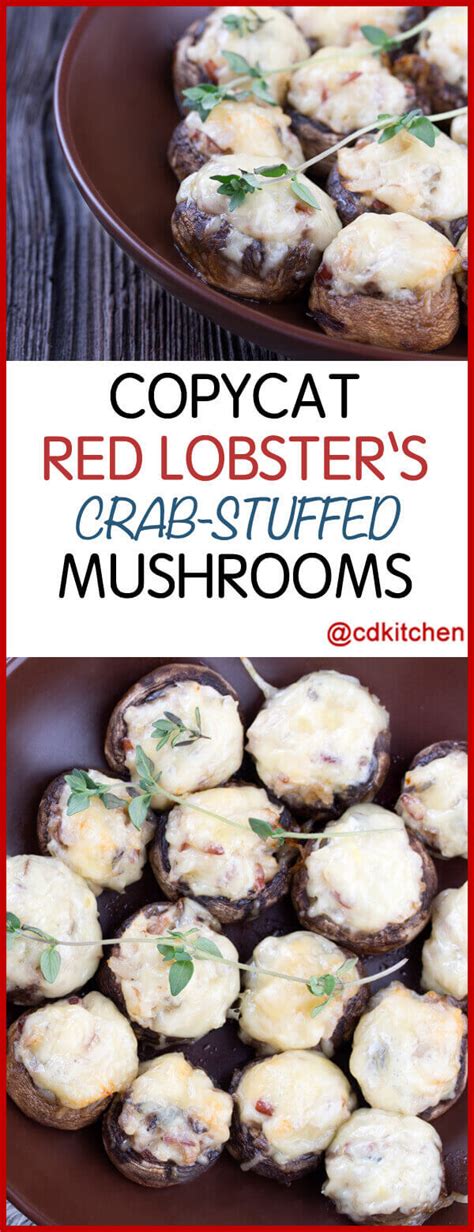 Copycat Red Lobsters Crab Stuffed Mushrooms Recipe