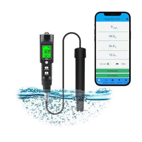 Dissolved Oxygen Meter Yinmik Smart Bluetooth Dissolved Oxygen And