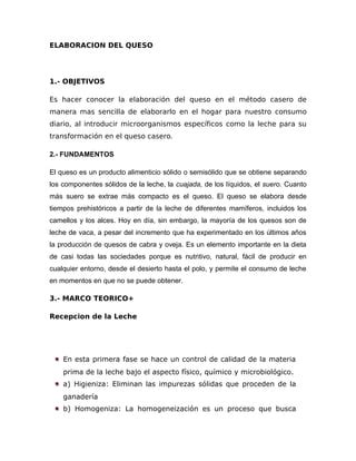 Elaboracion Del Queso Pdf