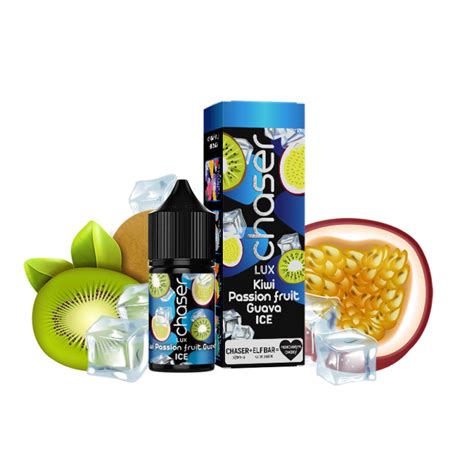Купить Жидкость Chaser Lux Kiwi Passion Fruit Guava Ice (Киви Маракуйя ...