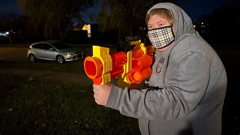 Nerf War Night Battle Youtube