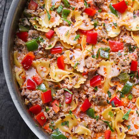 Creamy Italian Sausage Pasta One Pan 30 Minute Recipe Kif