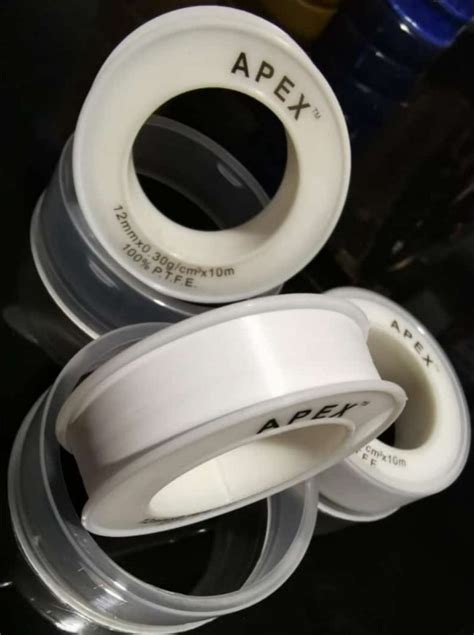 Brand Apex Color White Ptfe Plumber Fitting Sealing Teflon Tape At Rs