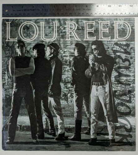 Vintage 1989 Lou Reed New York Album Promo Poster Heavy Poster Board