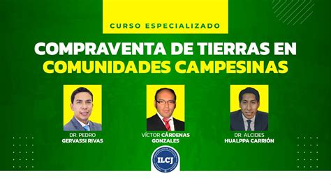 Curso Especializado De Compraventa De Tierras En Comunidades