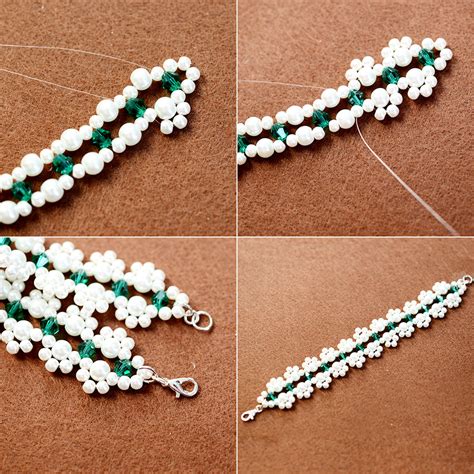 PandaHall Tutorial On Elegant White Pearl Bracelet