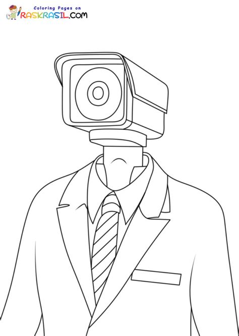 Cameraman Coloring Pages