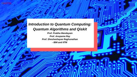 Live Introduction To Quantum Computing Quantum Algorithms And Qiskit