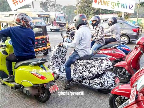 Bajaj Chetak Based Husqvarna Electric Scooter Spied For First Time