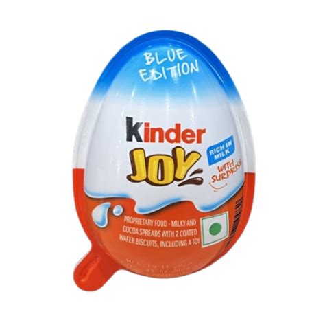 Kinder Joy Blue Edition With Surprise 20g Chocolate Egg - Lollies'n'Stuff