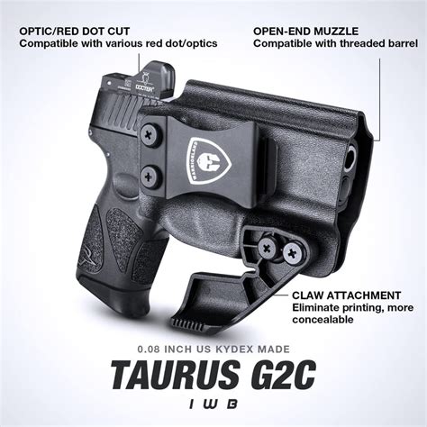 Taurus G2c G3c Millennium Pt111 G2 Pt140 Iwb Kydex Holsters With