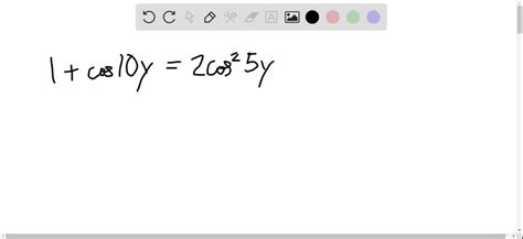 Solved Verifying A Trigonometric Ldentity Verify The Identity