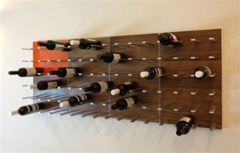 Wine Displayed As Wall Art Stact Modular Wine Rack Modern Artwork