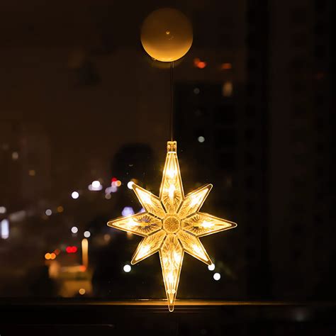 Star Of Bethlehem 10 62inch Christmas Star Lights Window Decoration