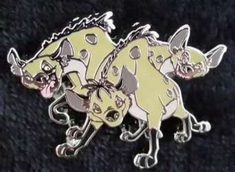 1901 - The Lion King - Scar with Hyenas Pin Set - Hyenas ONLY