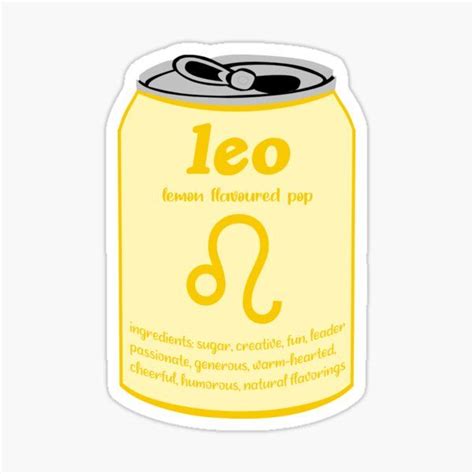 Leo Zodiac Sign Trendy Vsco Sticker Sticker For Sale By Albsbubble