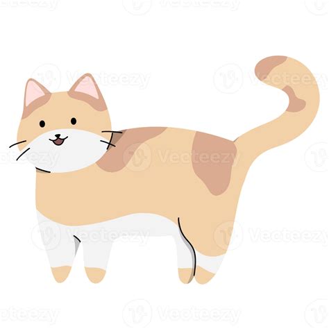 Cute Cat Illustration 20049753 Png