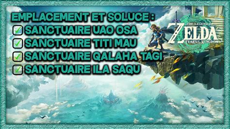 Zelda Tears Of The Kingdom Emplacement Soluce Sanctuaire Uao Osa Titi