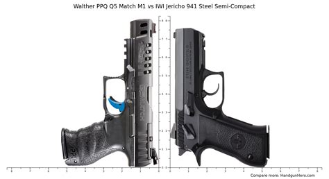 Walther PPQ Q5 Match M1 Vs IWI Jericho 941 Steel Semi Compact Size