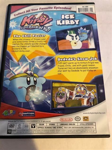 Kirby Right Back At Ya Dvd Double Shot Dvd 2005 Rare Oop Read