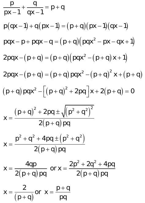 P Px Q Qx P Q Solve The Equation And Find Zeros