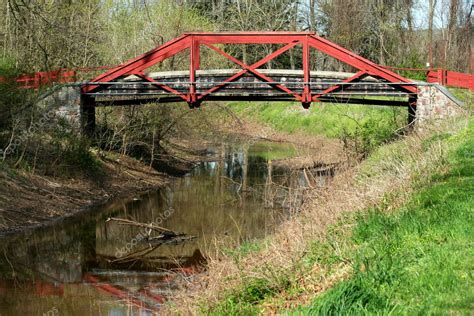 Small bridge over creek — Stock Photo © njnightsky #10382754