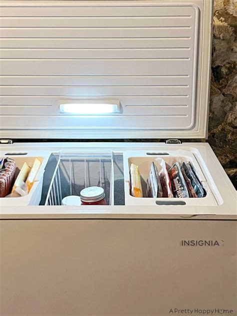 Chest Freezer Organization Tip A Pretty Happy Home