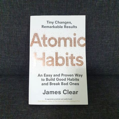 Atomic Habits By James Clear Book Hobbies And Toys Books And Magazines