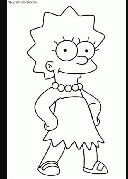 Como Dibujar A Lisa Simpson Paso A Paso Dibujo Facil De Lisa Simpson