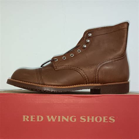 Original Red Wing 8111 Iron Ranger Amber Harness Vibram Heritage Leather Boots Genuine Authentic