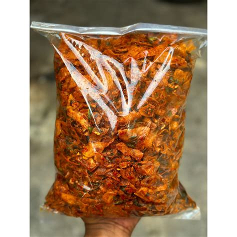 Jual Keripik Kriwil Keripik Singkong Pedas Daun Jeruk Gr Shopee