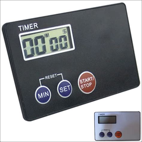 By DHL Or EMS 200 Pcs Portable Credit Card Size Digital LCD Timer