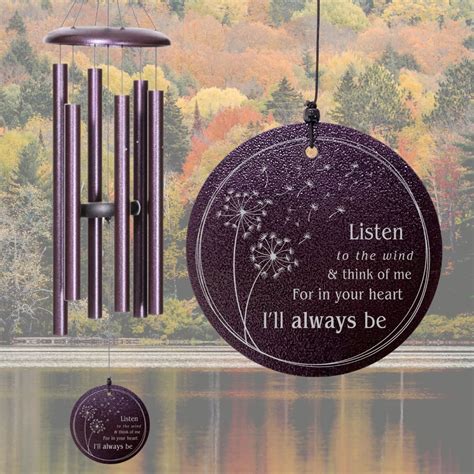 Corinthian Bells Plum Dandelion Wind Chime