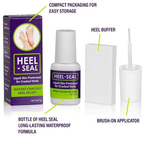 Heel-Seal Liquid Skin Protectant for Cracked Heels - Foot Repair & Care