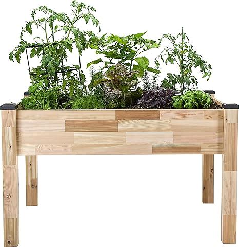 CedarCraft Self Watering Elevated Cedar Planter 23 X 49 X 30