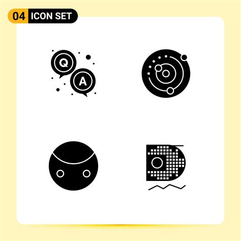 4 Creative Icons Modern Signs And Symbols Of Answer Greatness Survey