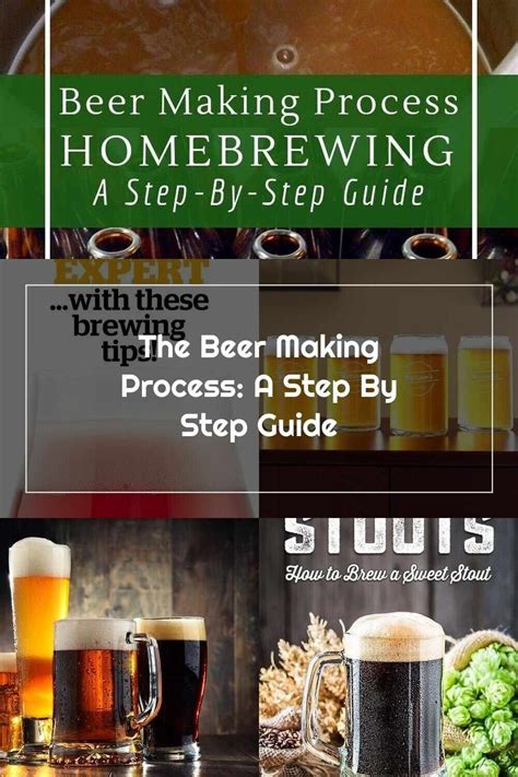 Beer Making Process Beer Brewing Process Homebrewing How To Make Beer Step Guide Malt Step