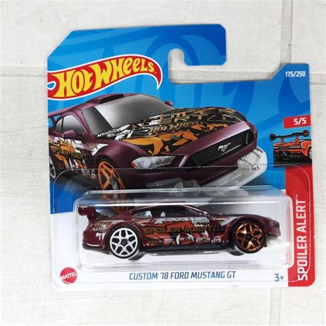 HOT WHEELS CUSTOM FORD MUSTANG GT SPOILER ALERT Aukro