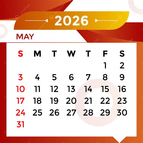 Gambar Kalender Bulanan Mei Png Vektor Psd Dan Clipart Dengan