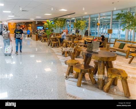 Rio de Janeiro International Airport departure lounge Stock Photo - Alamy