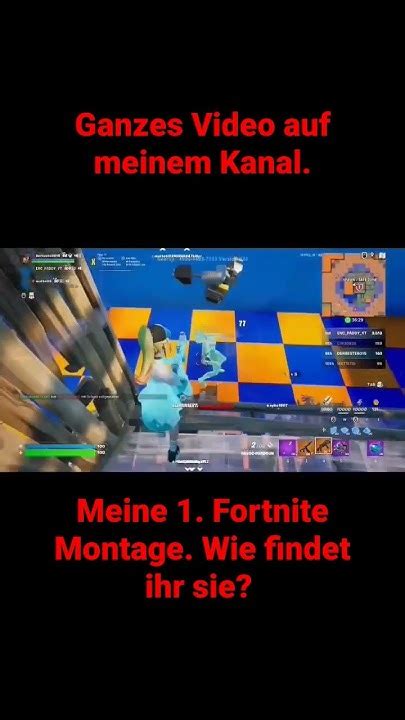 Erste Fortnite Montage Fortnite Gaming Livedeutsch Twitch