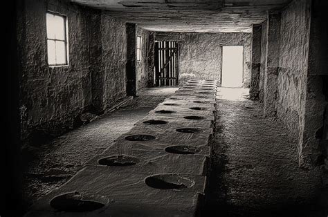 Auschwitz Birkenau Toilet Photograph By Wayne Higgs