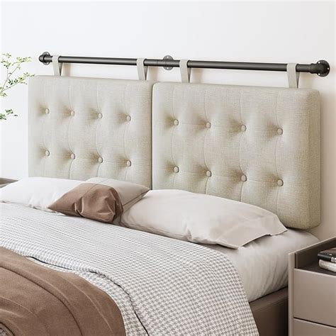 Amazon Yojoker Wall Mounted Headboard Queen Hanging Upholstered